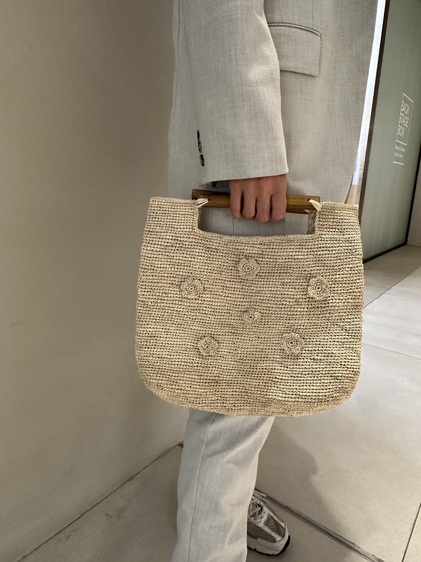 Cartera de croché - Paja Toquilla